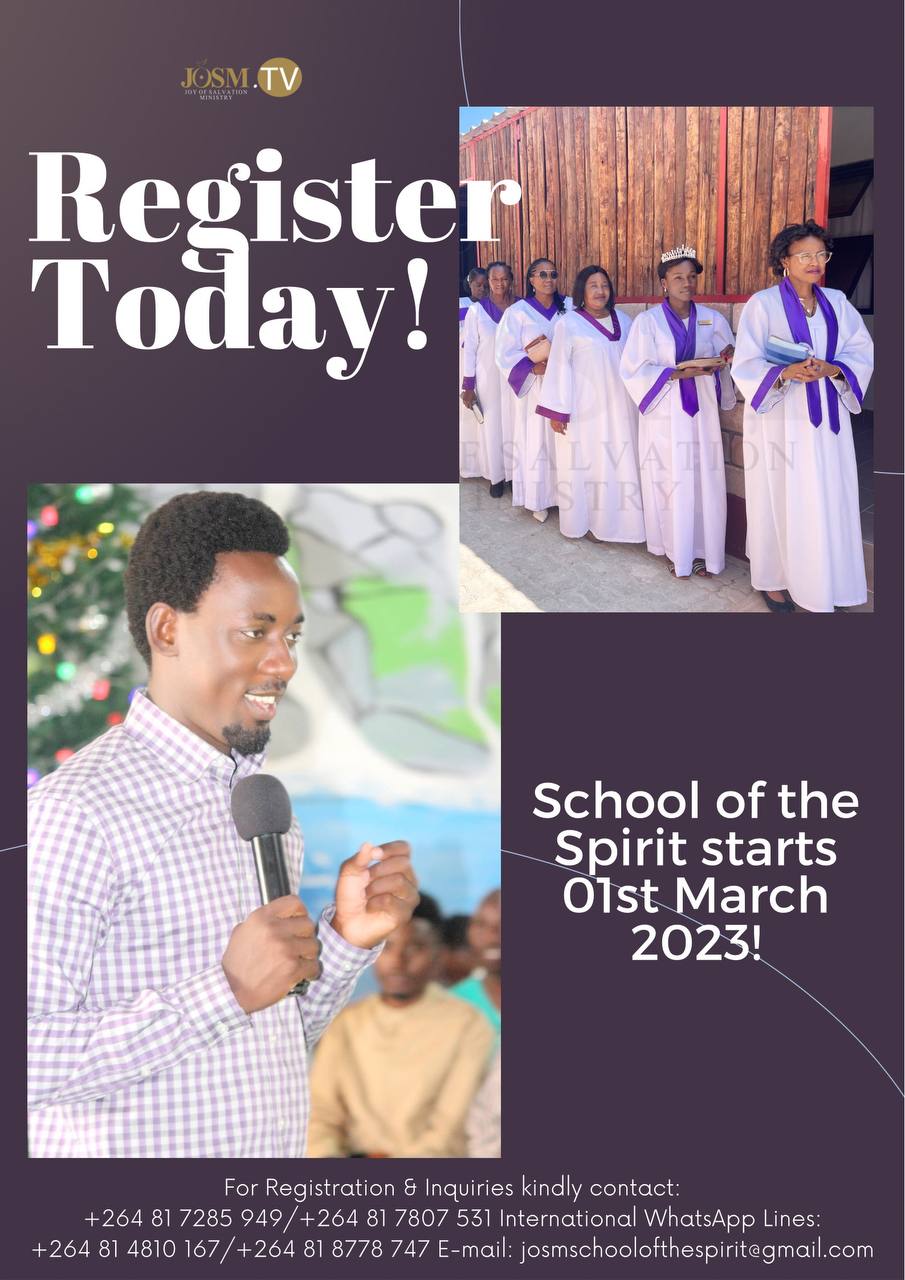 SCHOOL OF THE SPIRIT REGISTRATION NOW OPEN!